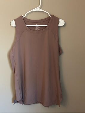RBX Active Tank Top XL | Mauve Sleeveless Workout Top Athletic